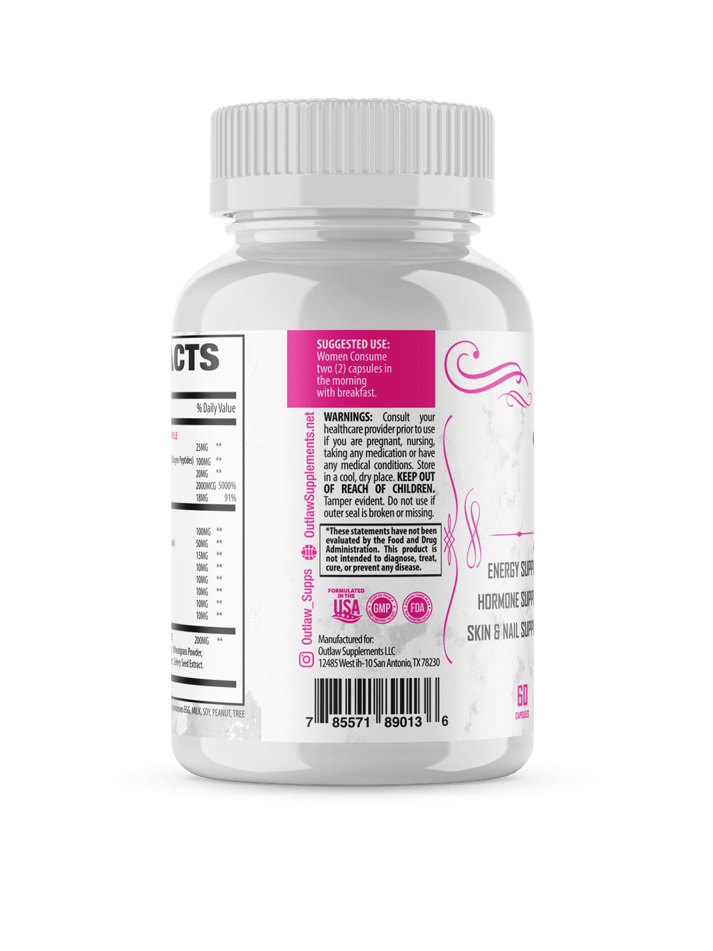 VIDA Women's Multi - Vitamin - Outlaw Supplements