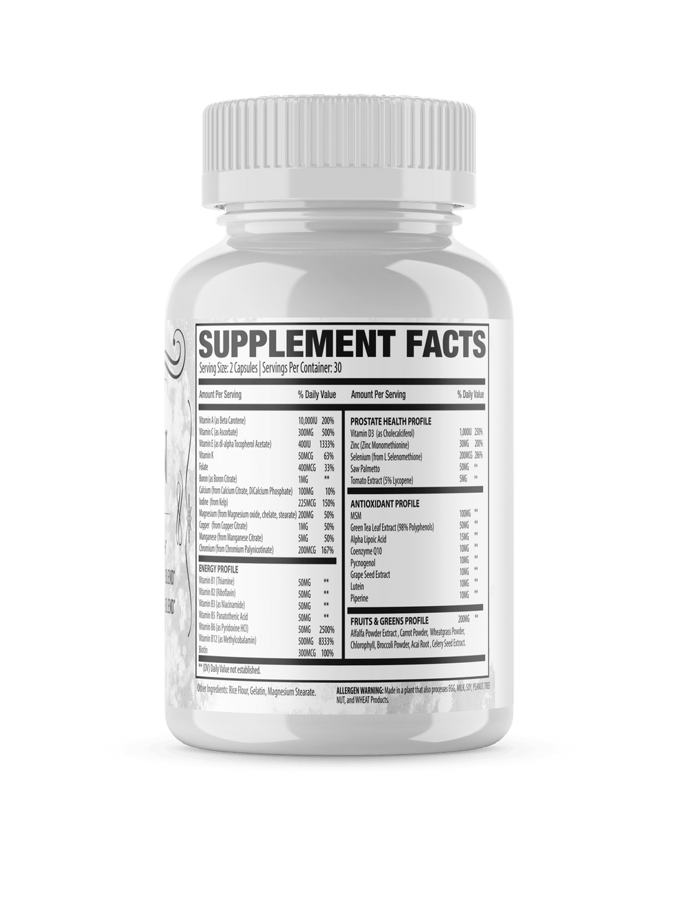 VITA MAN Men's Multi Vitamin - Outlaw Supplements