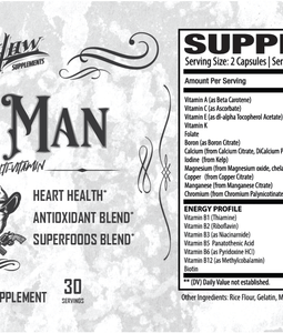 VITA MAN Men's Multi Vitamin - Outlaw Supplements