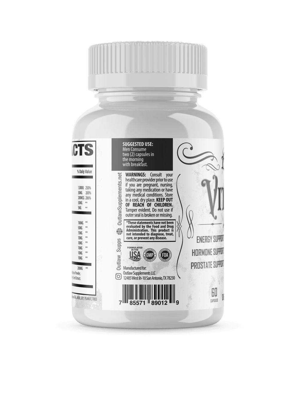 VITA MAN Men's Multi Vitamin - Outlaw Supplements